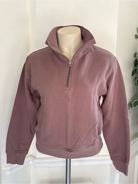 Pact Organic Quarter-Zip Pullover Sweatshirt